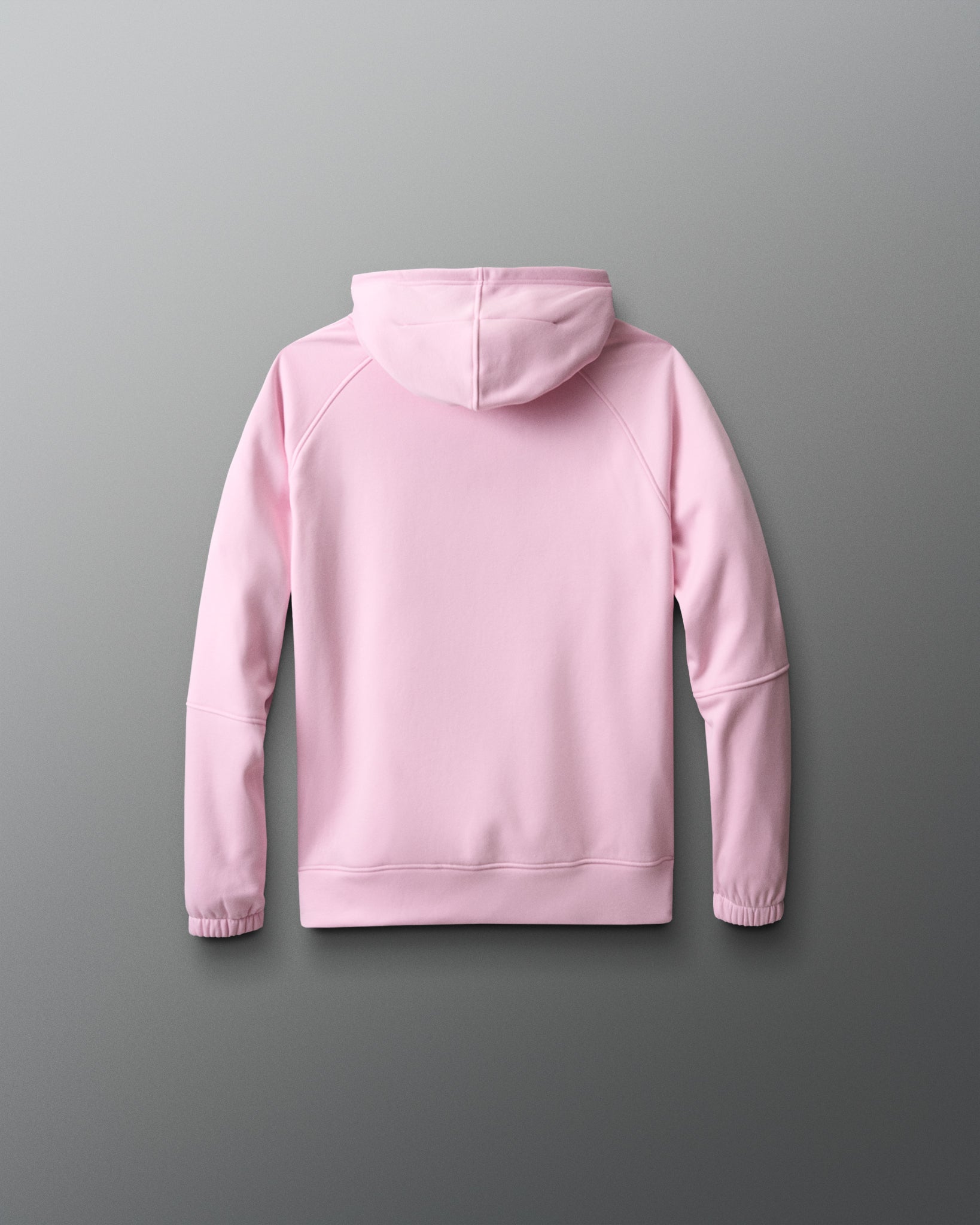 Pink hoodie on a gray background