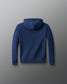 Blue hoodie on a gray background