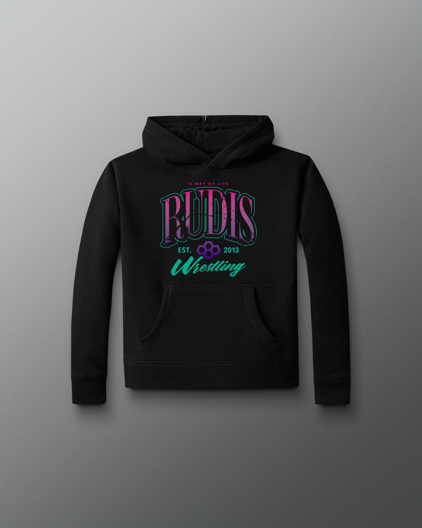Sweat à capuche en polaire confortable pour jeunes lutteurs RUDIS