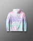 Tie-dye hoodie with 'RUDIS Wrestling' text on a gray background