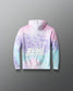 Tie-dye hoodie with 'RUDIS Wrestling' text on a gray background