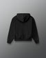 Black hoodie on a gray background