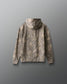 Camouflage jacket on a gray background