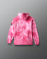 Sweat à capuche tie-dye pour enfant avec motif lutteuse