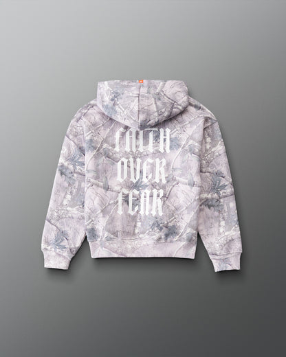Faith Over Fear Youth Relaxed Comfort Fleece Hoodie