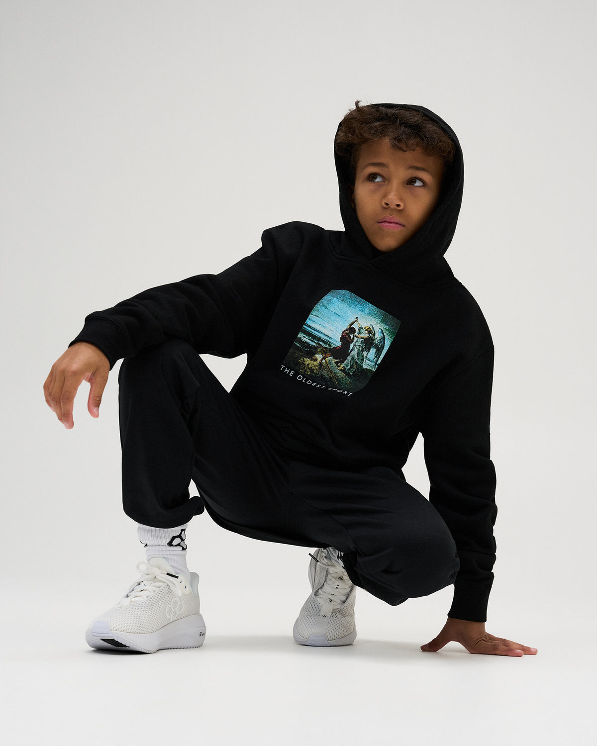 RUDIS Divine Struggle Youth Relaxed Comfort Fleece Hoodie