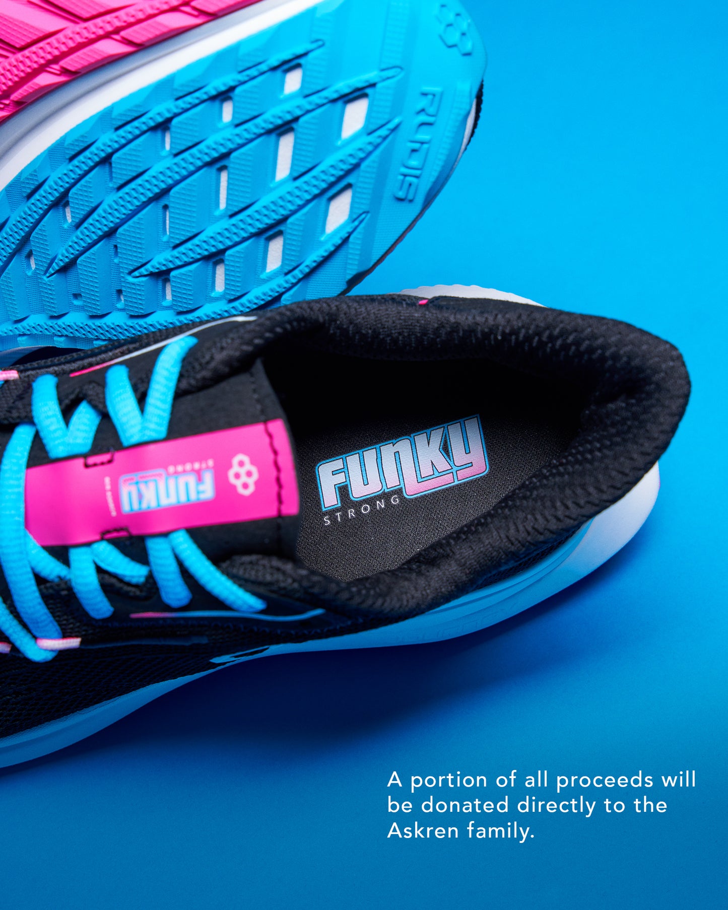 RUDIS Journey Knit Youth Training Shoes - Ben Askren Pink