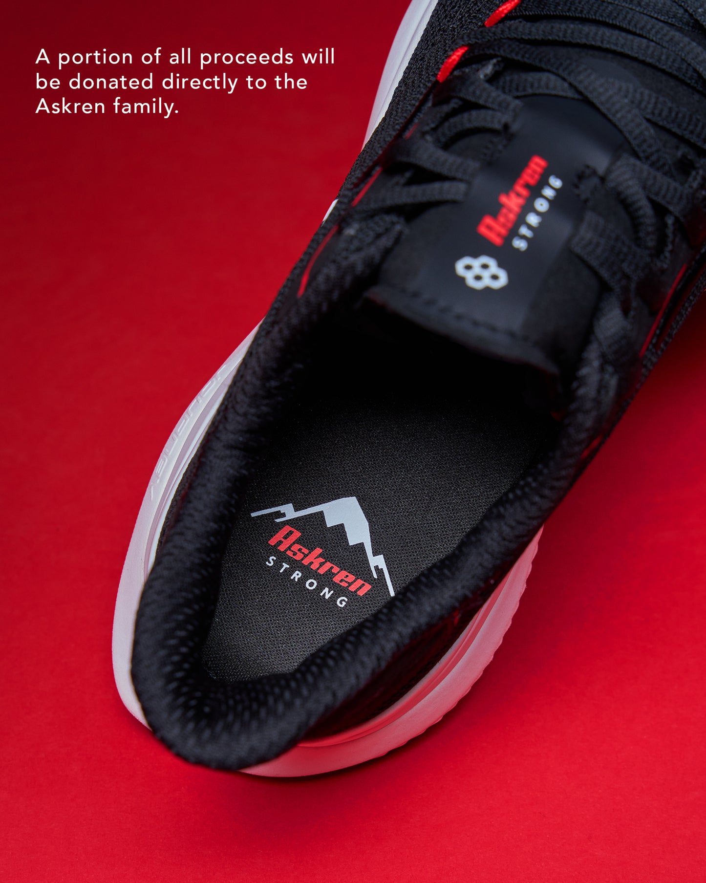 RUDIS Journey Knit Youth Training Shoes - Ben Askren Red