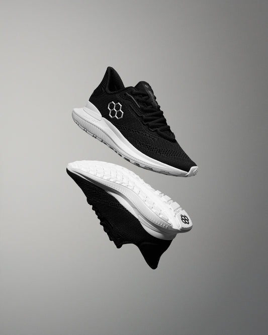 RUDIS Journey Knit Youth Training Shoes - Midnight White