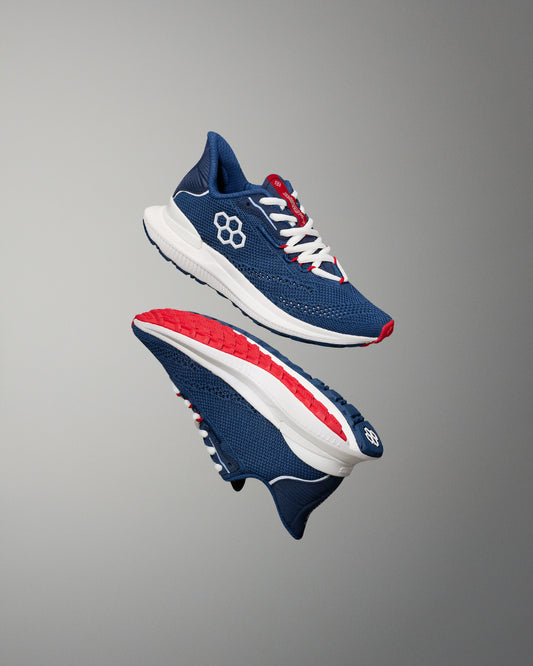 Chaussures d'entraînement pour jeunes RUDIS Journey Knit - Bleu marine