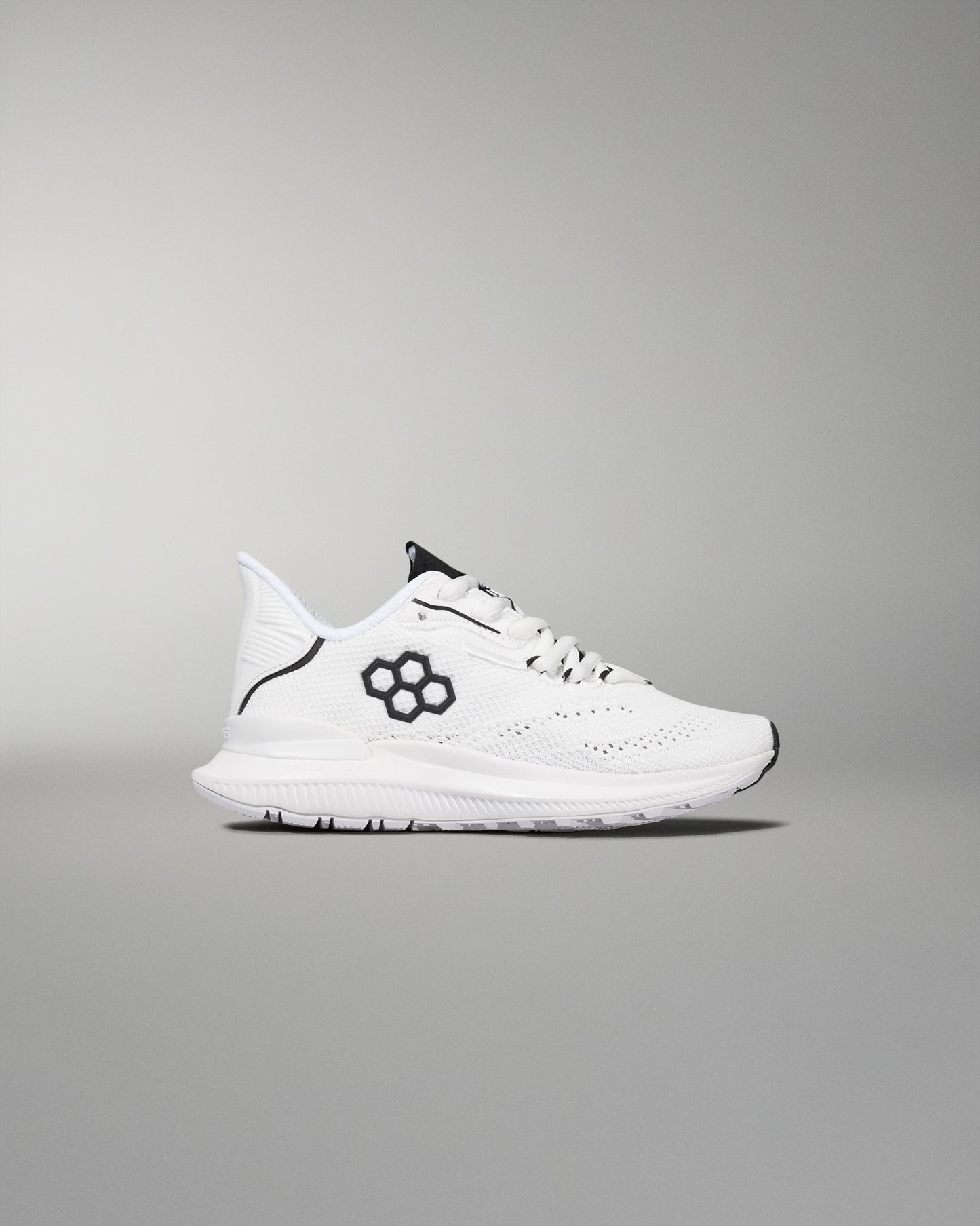 RUDIS Journey Knit Youth Training Shoes - White/Neon