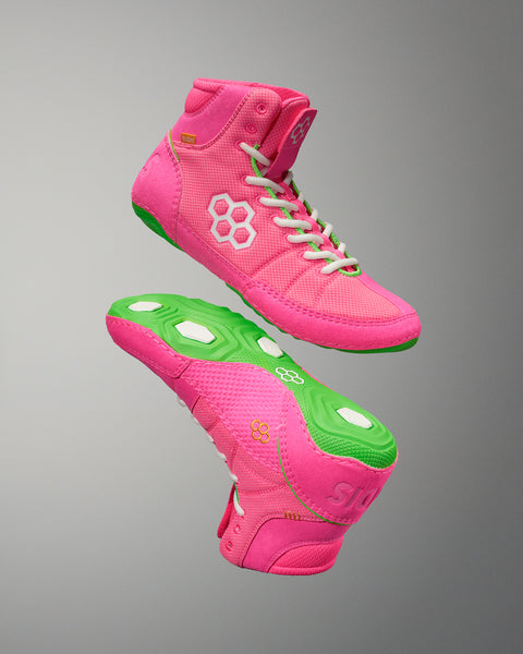 RUDIS Colt 3.0 Youth Wrestling Shoes - Neon Pink | RUDIS