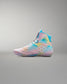Colorful Wrestling shoe on a gray background