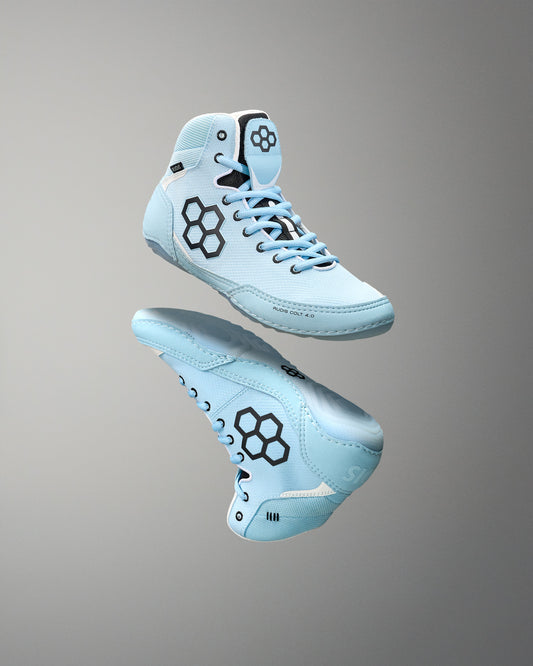 RUDIS Colt 4.0 Youth Wrestling Shoes - Blue