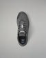 Gray wrestling shoe on a light gray background