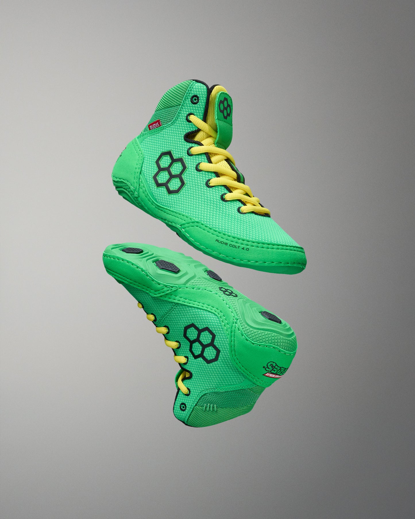 RUDIS Colt 4.0 Youth Wrestling Shoes - Ninja Turtle
