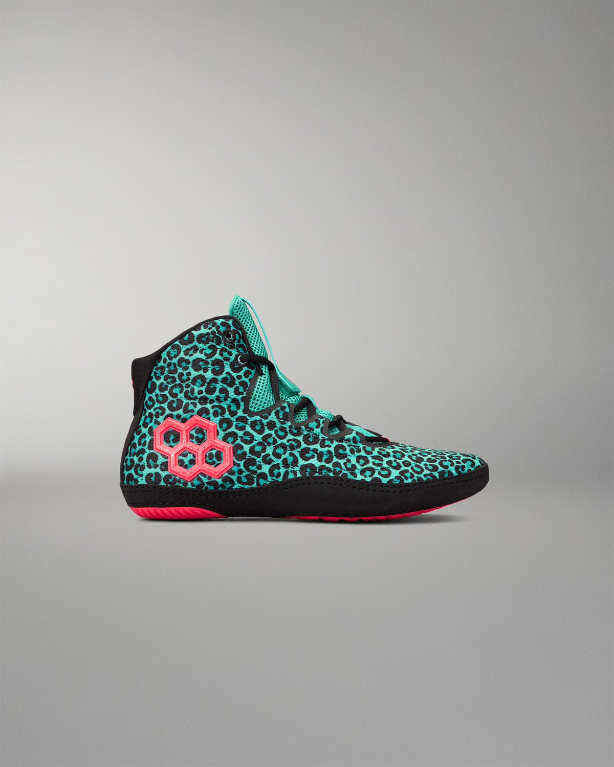 Hildebrandt 2.0 Girl's Wrestling Shoes - Green Leopard