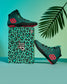 Hildebrandt 2.0 Girl's Wrestling Shoes - Green Leopard