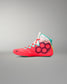Inner side view of the RUDIS Hildebrandt 2.0 Girls Wrestling Shoe in Neon Surge featuring Sarah Hildebrandt signature graphics.