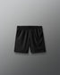 Black shorts on a gray background