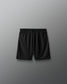 Black shorts on a gray background