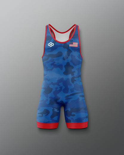 Camo Boy's Elite Singlet