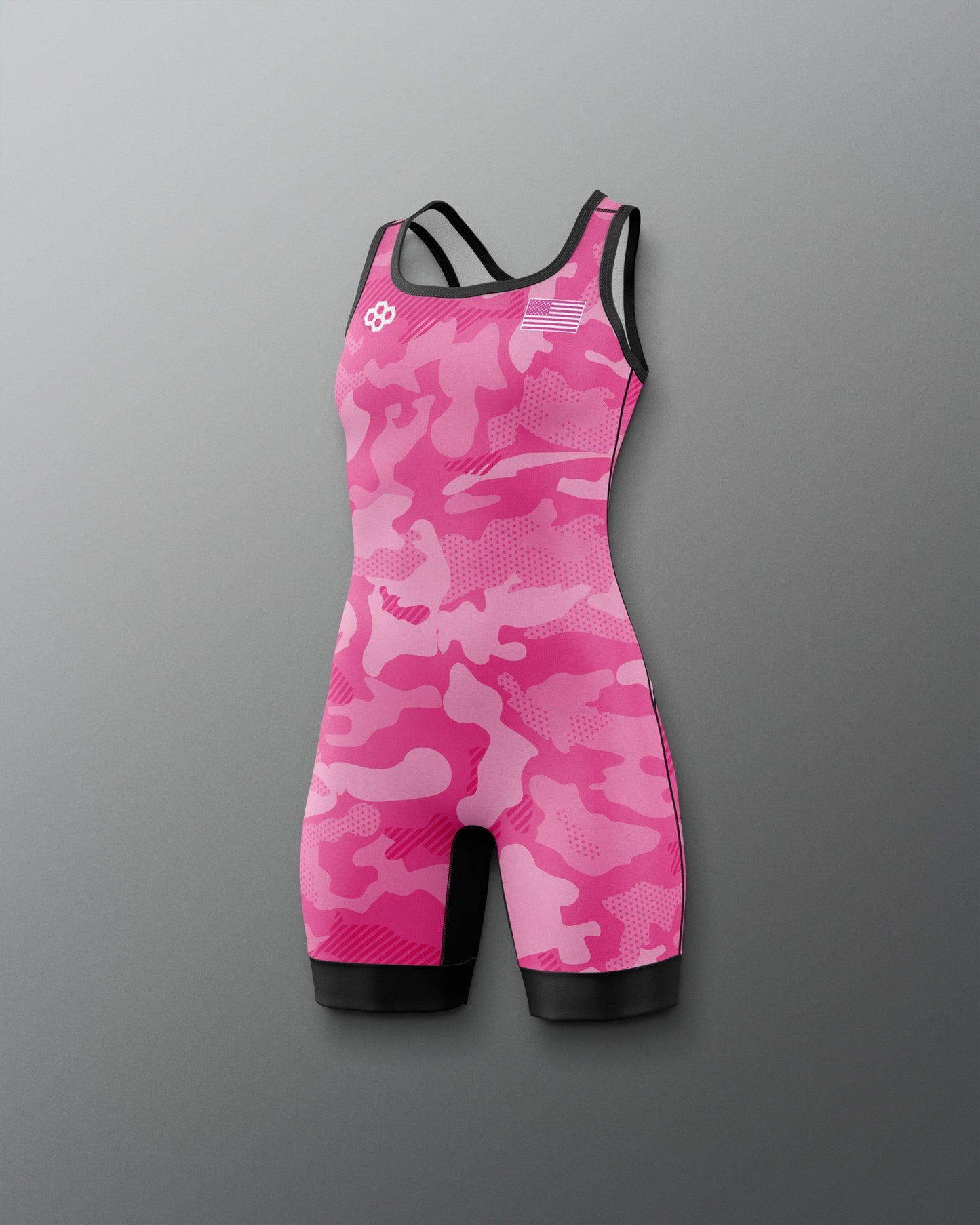 Camo Girl's Elite Singlet