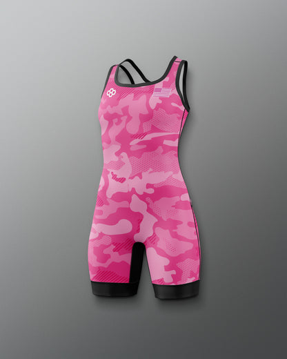 Camo Girl's Elite Singlet