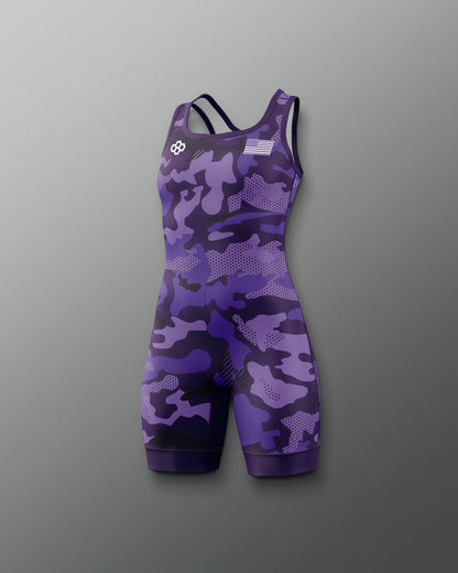 Camo Girl's Elite Singlet