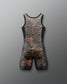 Camouflage singlet on a gray background