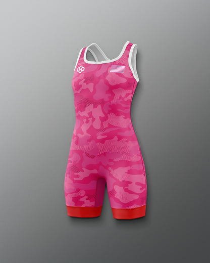 Camo Freestyle Girl's Elite 2.0 Singlet