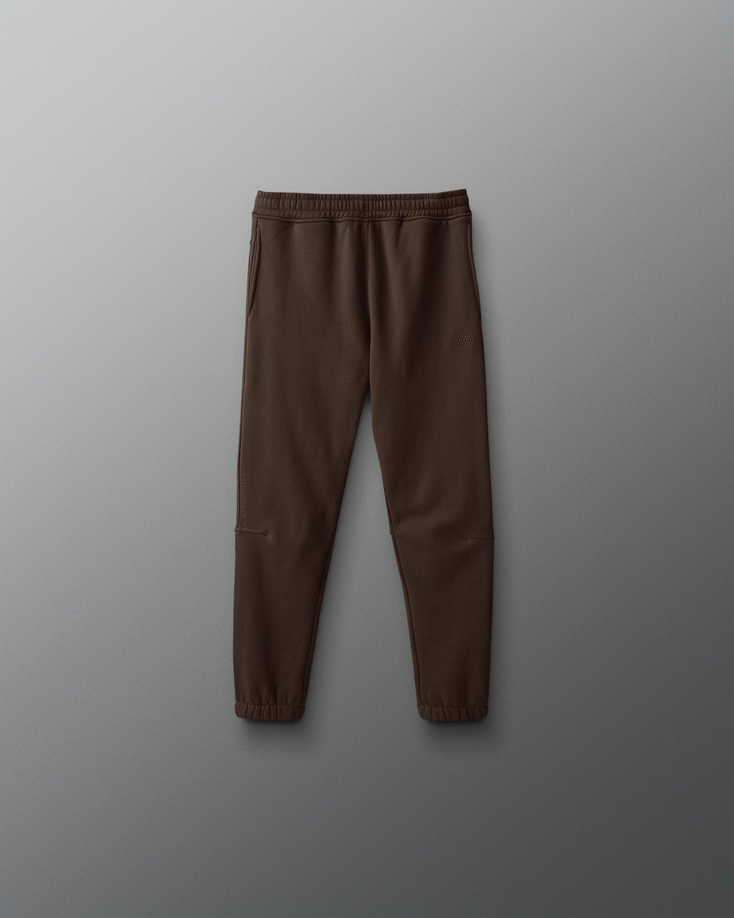 Brown pants on a gray background