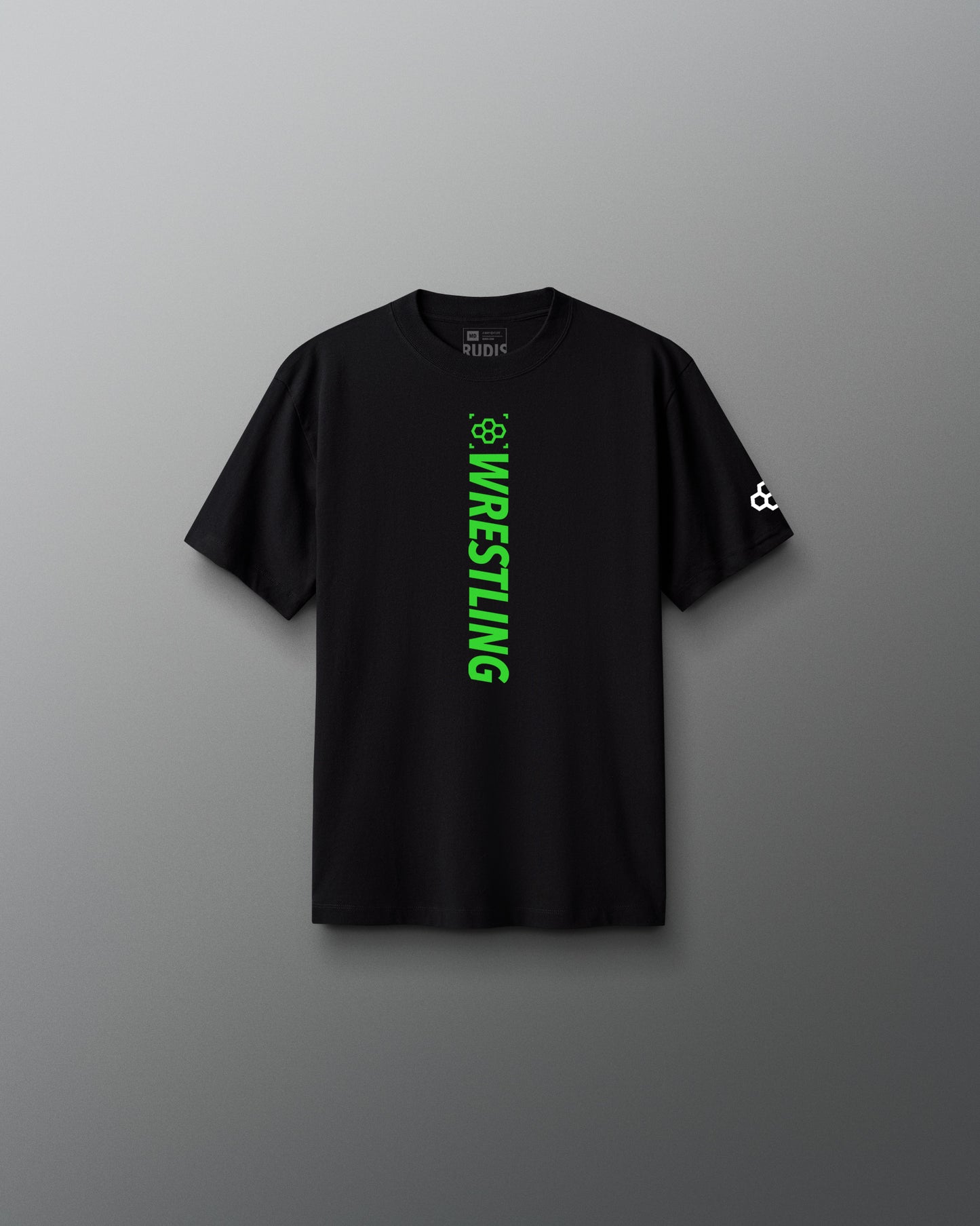 T-shirt poids lourd pour jeunes avec motif néon de lutte Hex