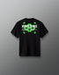 T-shirt poids lourd pour jeunes avec motif néon de lutte Hex
