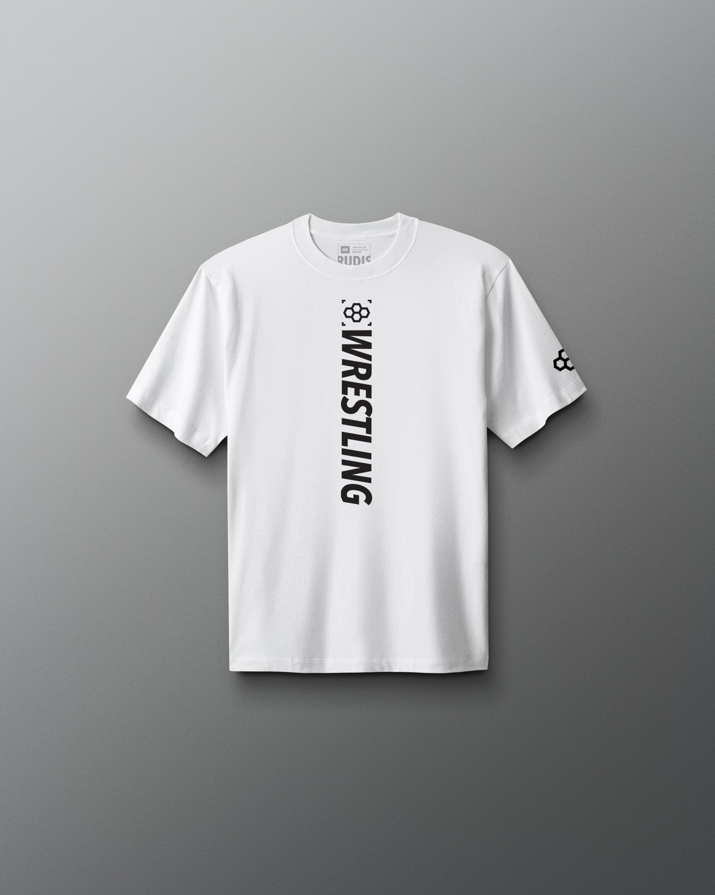 T-shirt poids lourd pour jeunes avec motif néon de lutte Hex