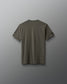 Green t-shirt on a gray background
