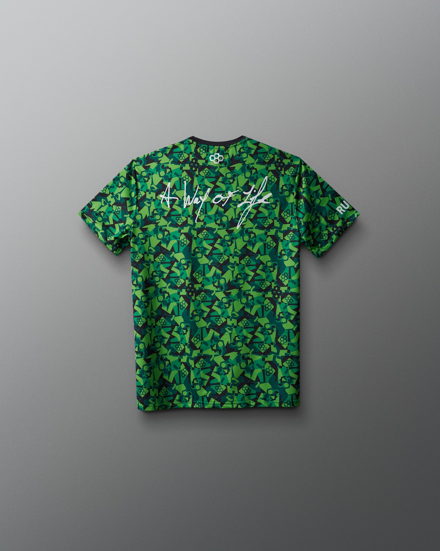 T-shirt camouflage sublimé pour jeunes avec logo de lutte