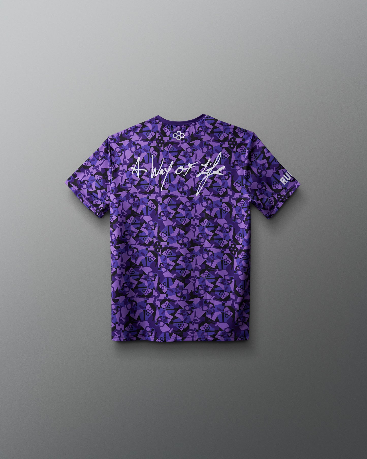 T-shirt camouflage sublimé pour jeunes avec logo de lutte