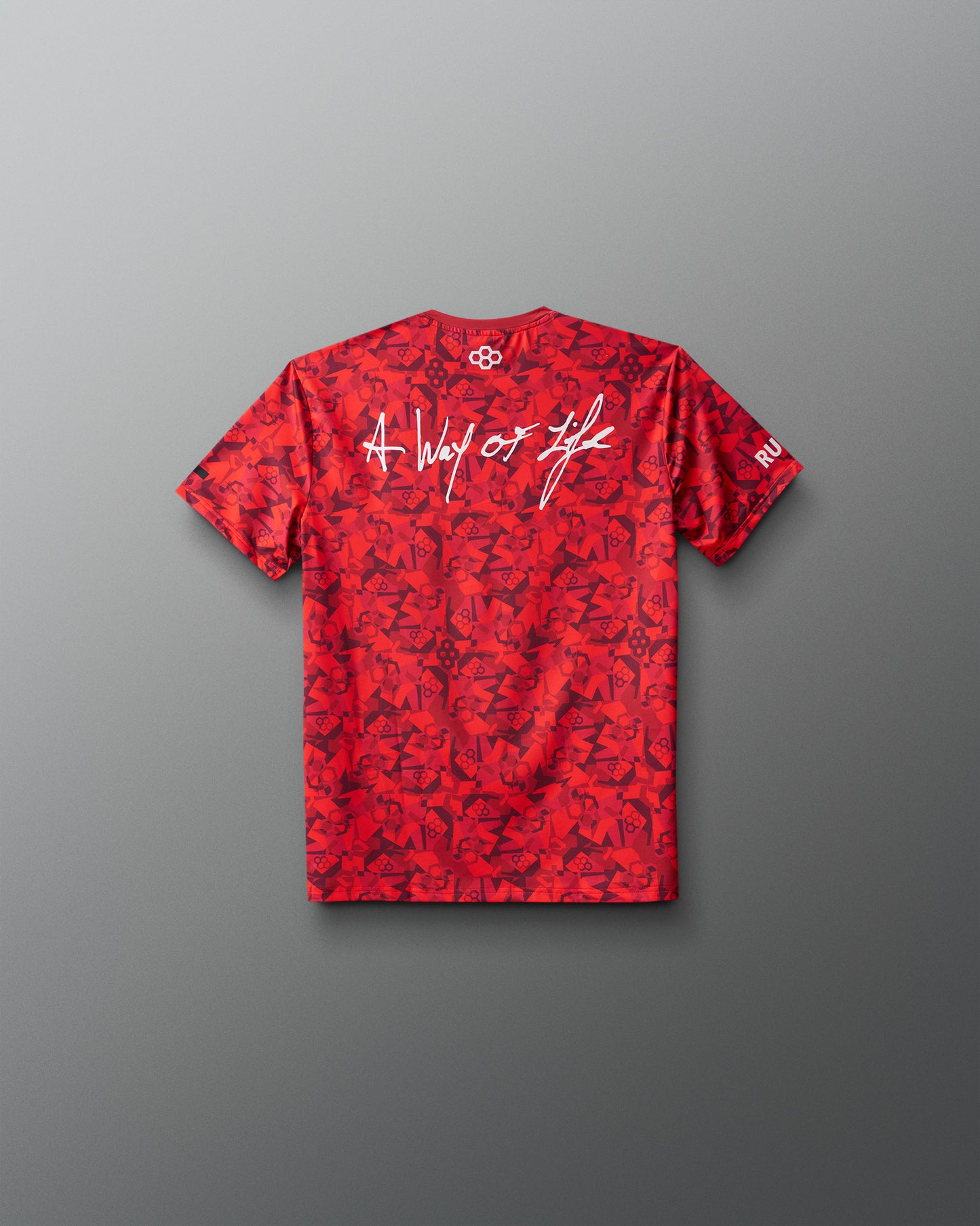 T-shirt camouflage sublimé pour jeunes avec logo de lutte