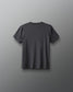 Black t-shirt on a gray background