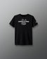 Black t-shirt with 'Rudis Wrestling' text on a gray background