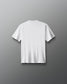 White t-shirt on a gray background