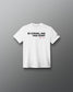 White t-shirt with text 'BE STRONG, AND TAKE HEART' on a gray background