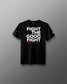 Black t-shirt with 'Fight the Good Fight' text on a gray background