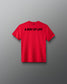 Back view of the red RUDIS Script Youth Elite Super Soft T-Shirt with black “A Way of Life” graphic.