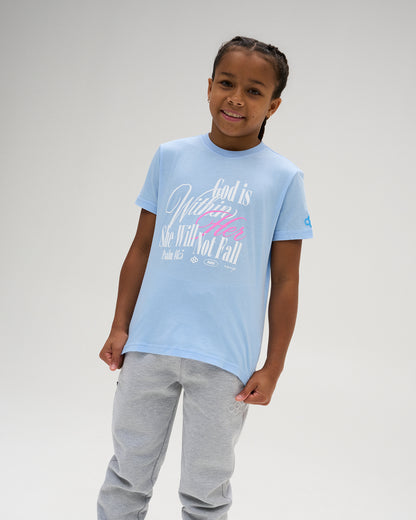 God is Within Her Youth Elite Super Soft T-Shirt