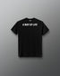 Back view of the youth black RUDIS Core Flag Elite Super Soft T-Shirt, featuring bold white “A WAY OF LIFE” lettering across the upper back with RUDIS branding at the neckline.