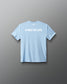 Back view of RUDIS USA Youth Elite Super Soft T-Shirt in light blue, featuring white A WAY OF LIFE lettering across the upper back and RUDIS branding below the collar.