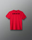 Back view of RUDIS USA Youth Elite Super Soft T-Shirt in red, featuring black A WAY OF LIFE lettering across the upper back and RUDIS branding below the collar.