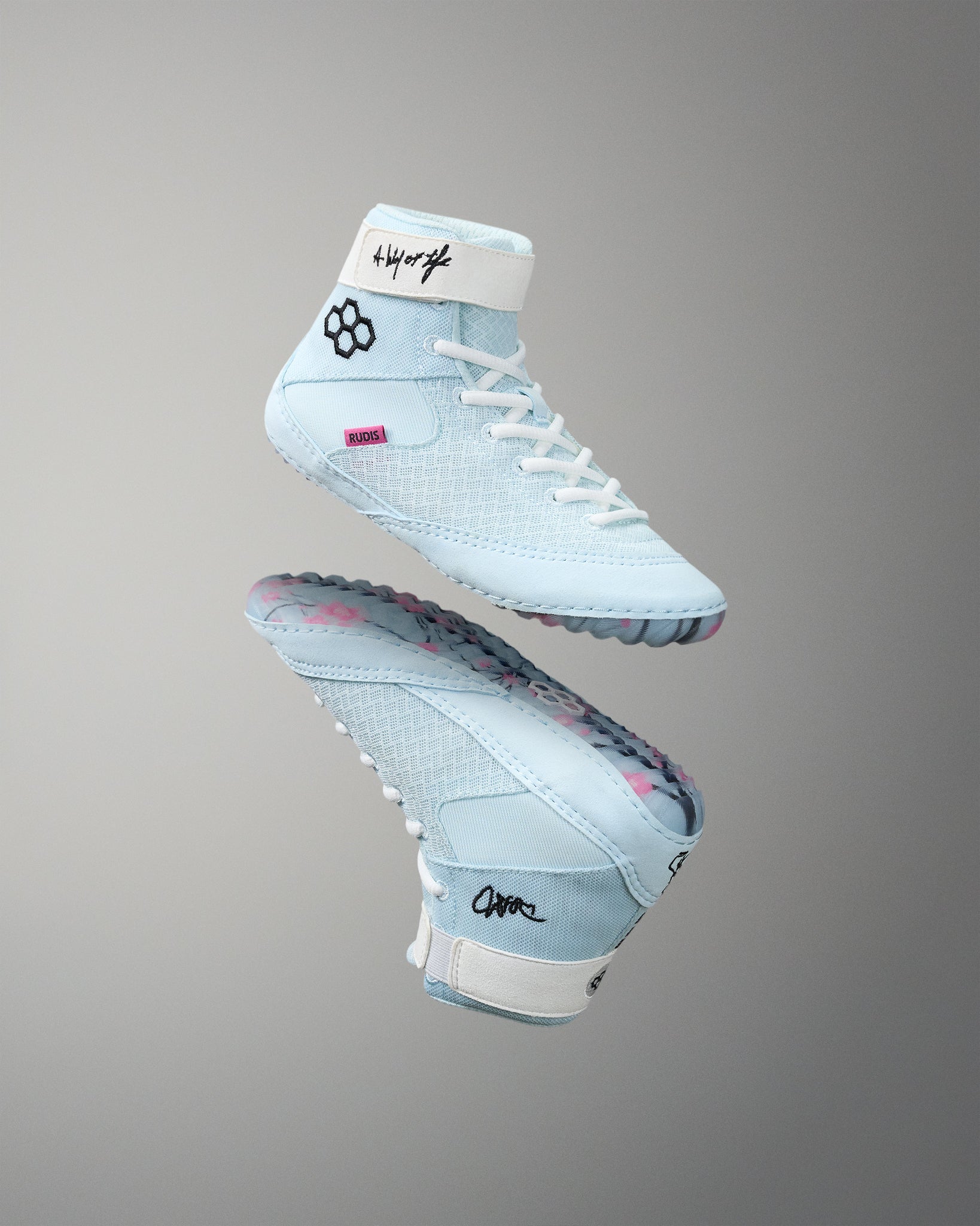 RUDIS Samurai Speed Youth Wrestling Shoes - Cherry Blossom | RUDIS
